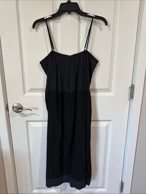 Madewell eyelet midi dress size 6